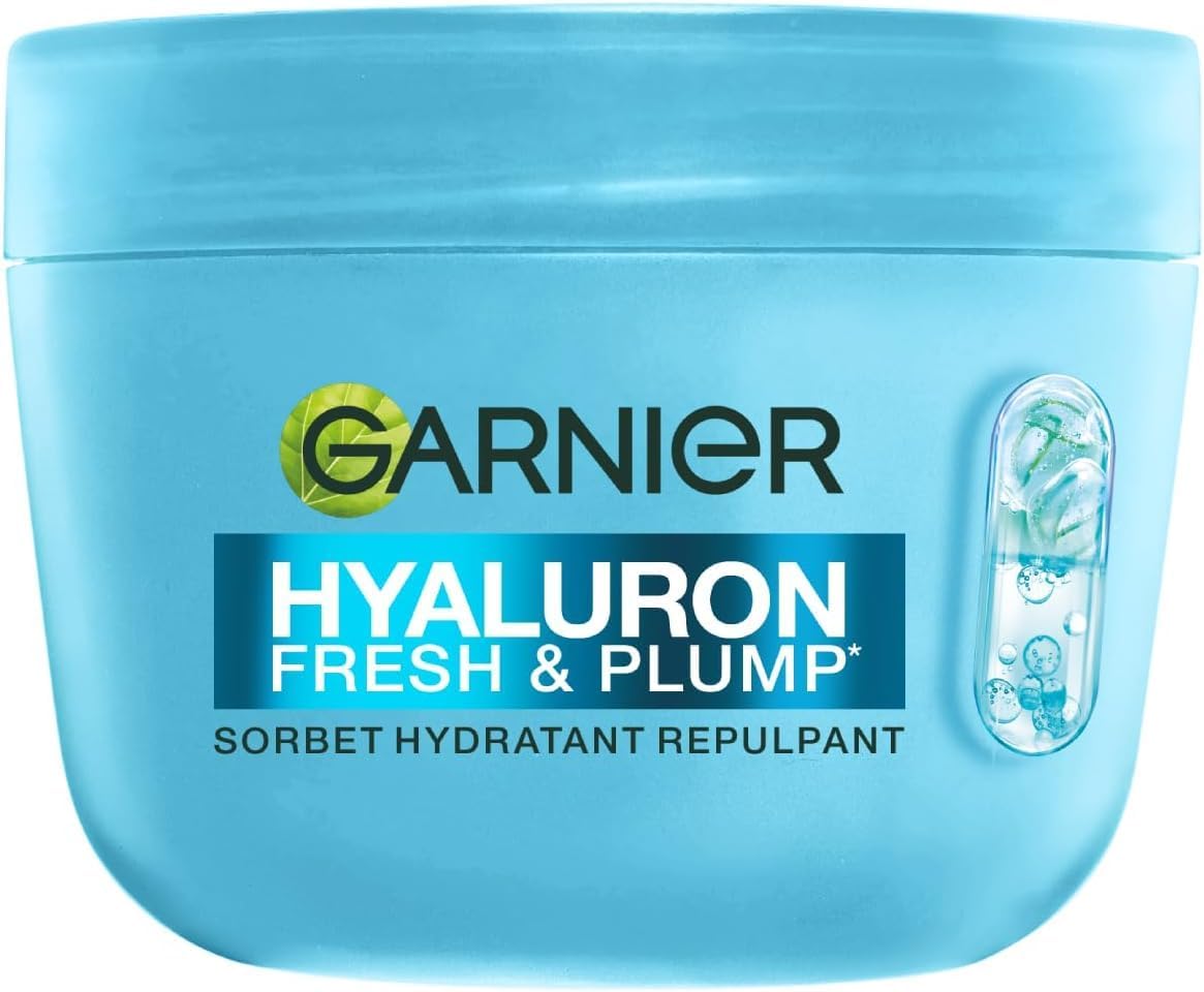 Garnier Crème Sorbet Hyaluron Hydratante & Repulpante : crème hydratante pas chère (85 ml)