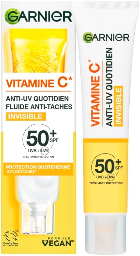Garnier SkinActive fluide anti-taches SPF50+ vitamine C