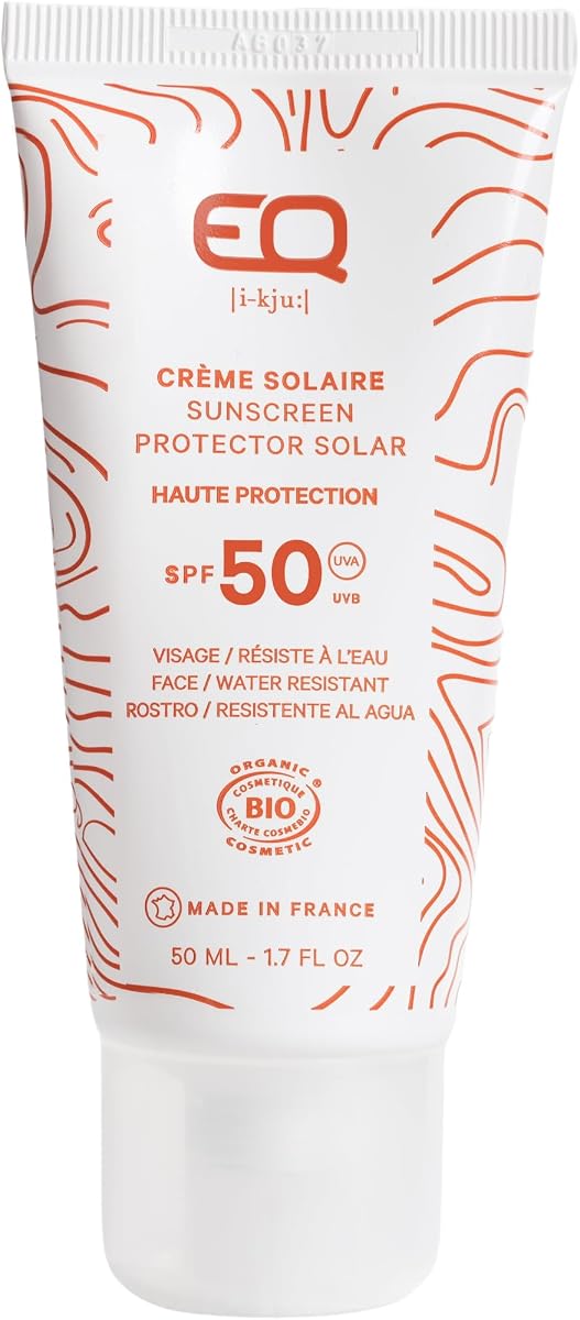 EQ crème solaire bio SPF50 visage et corps