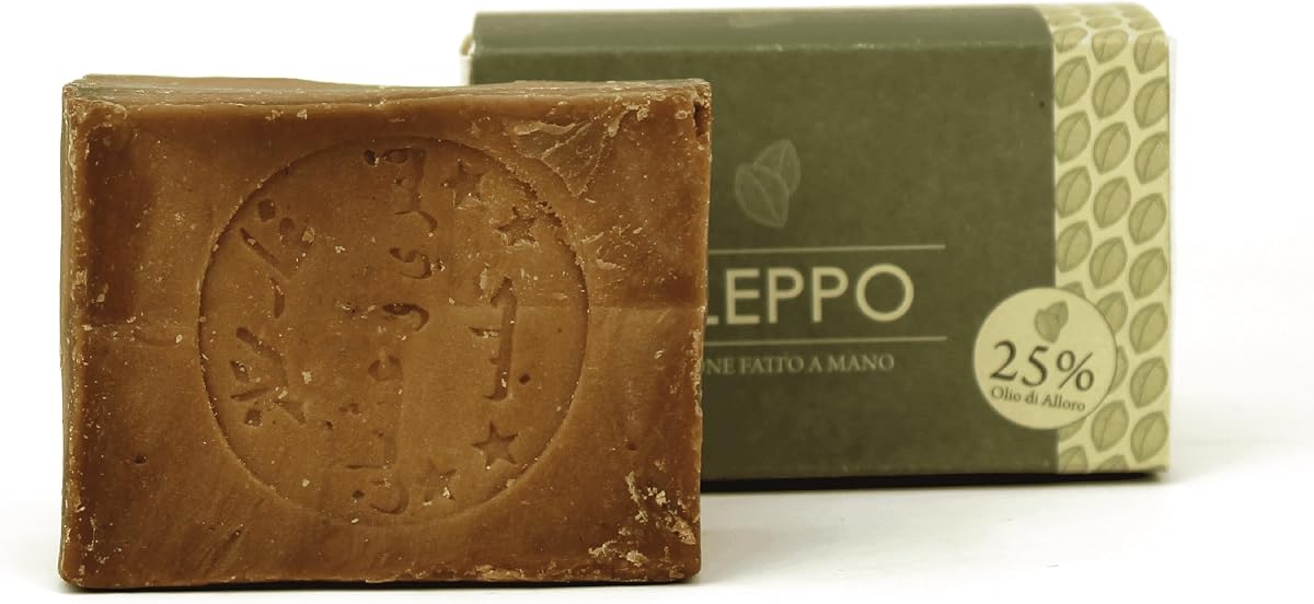 Lynpha Vitale savon d'Alep 25% huile de baie de laurier peau grasse