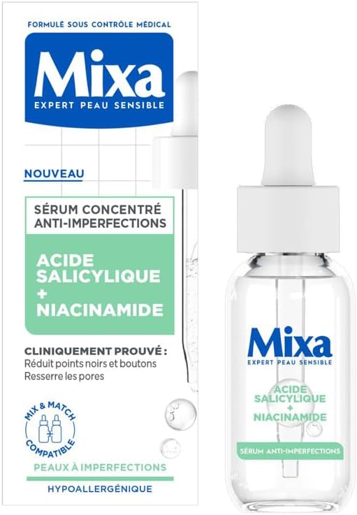 Mixa sérum concentré anti-imperfections niacinamide acide salicylique