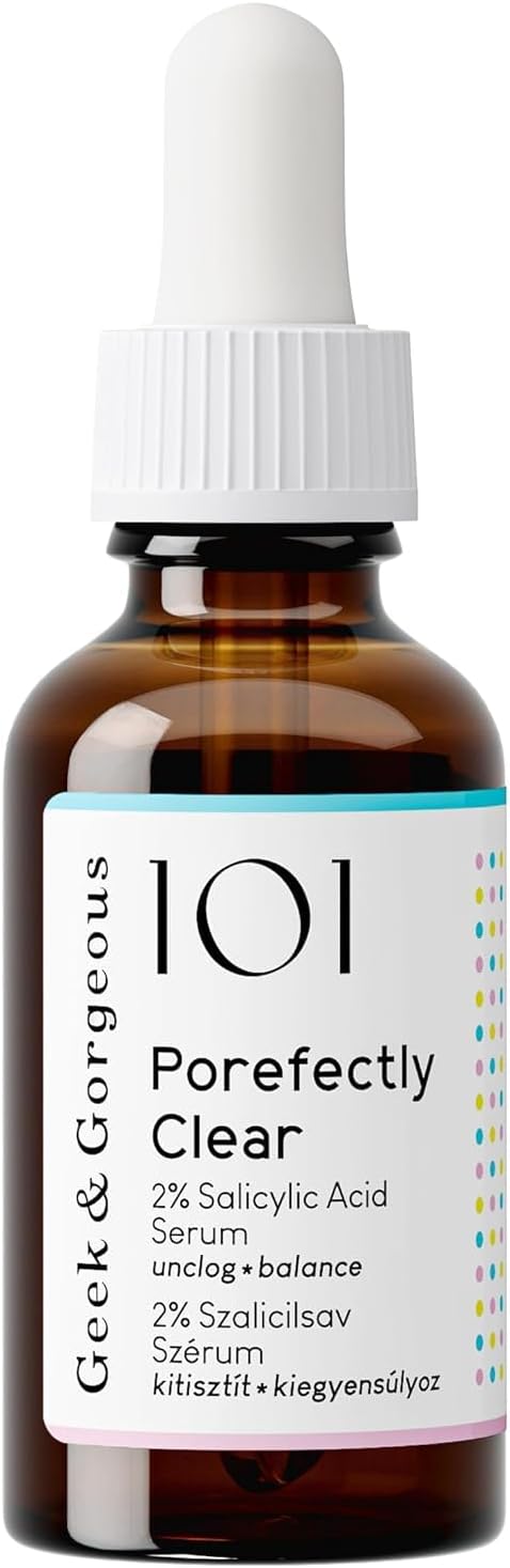 Geek Gorgeous Porefectly Clear sérum 2% acide salicylique BHA pores comédons